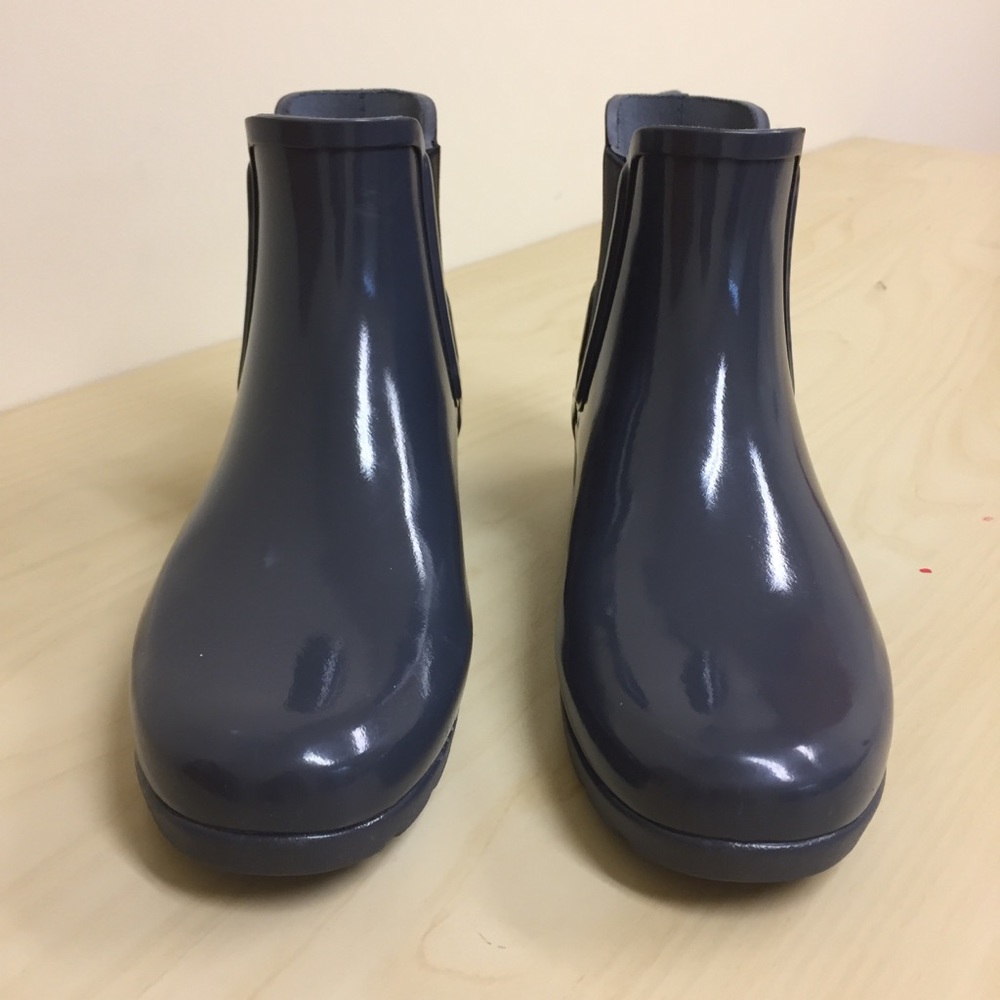 Hunter Original Refined Chelsea Gloss rain boot 7